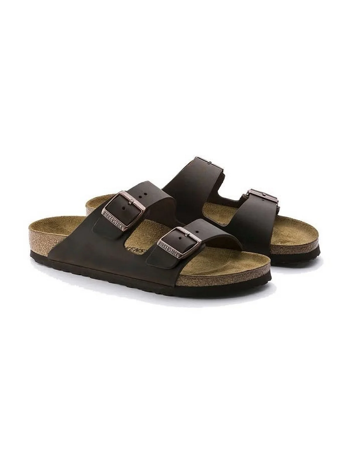BIRKENSTOCK Sandalo Unisex adulto Arizona habana, Oiled Leather 052533 Marrone - Image 2