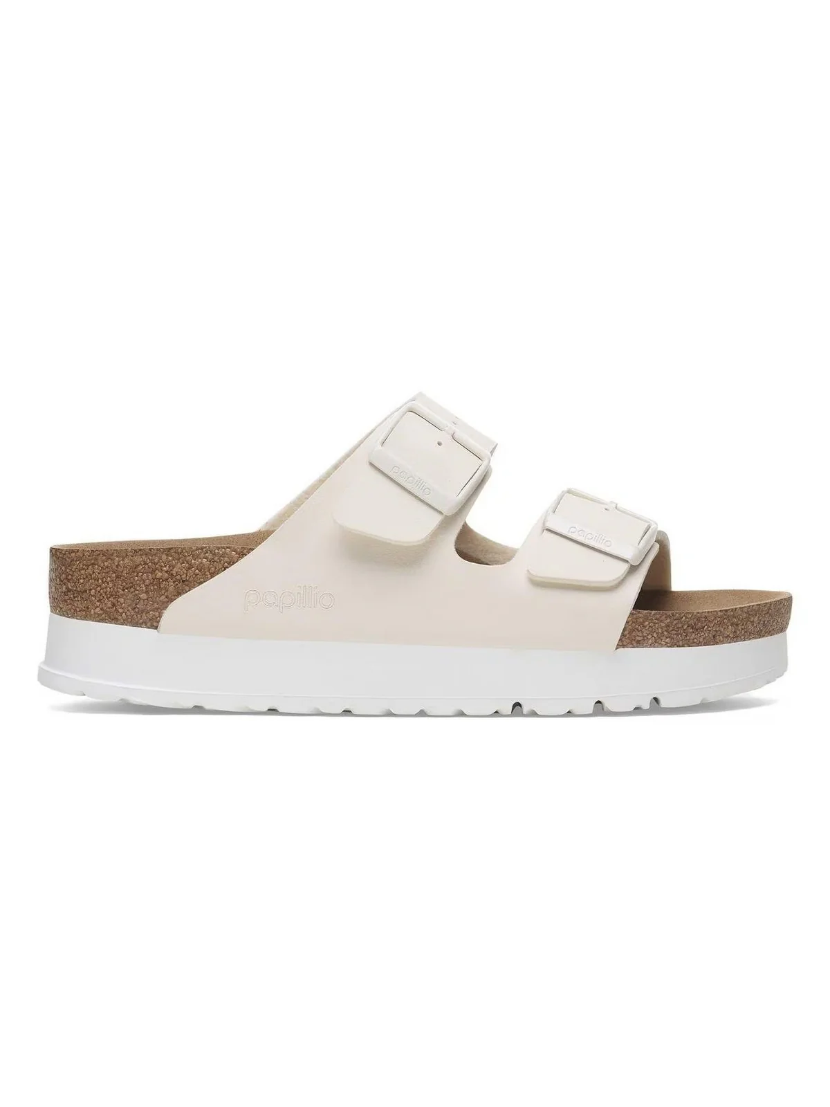 BIRKENSTOCK Sandalo Unisex adulto Arizona Platf eggshell veg, Birko Flor 1029127 EHHSHELL - Image 3