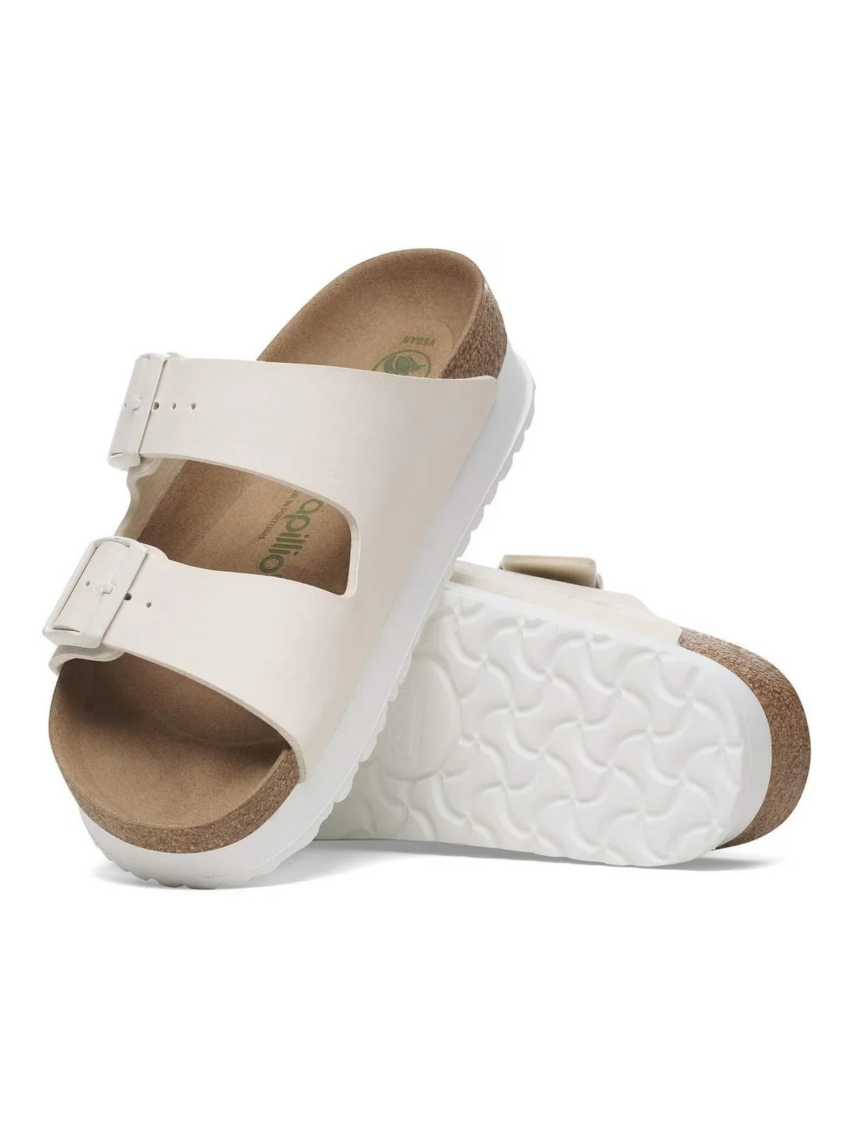 BIRKENSTOCK Sandalo Unisex adulto Arizona Platf eggshell veg, Birko Flor 1029127 EHHSHELL - Image 5