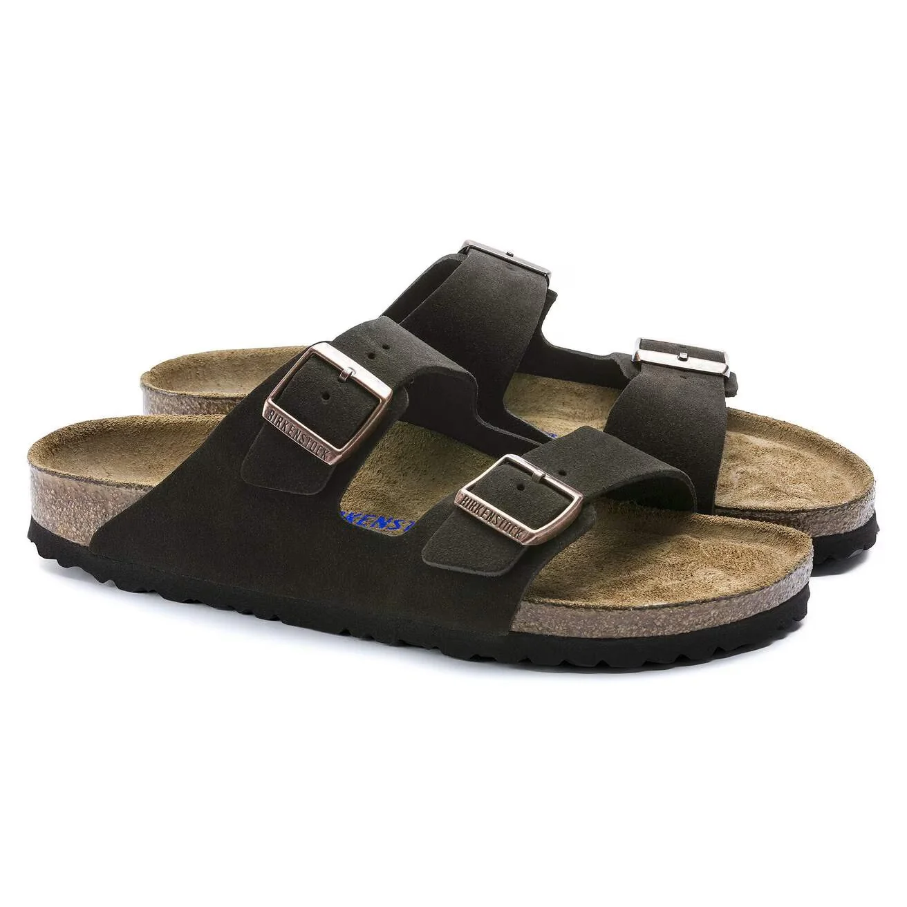 BIRKENSTOCK Sandalo Unisex adulto Arizona SFB mocca, Suede Leather 951313 MOCCA - Image 2