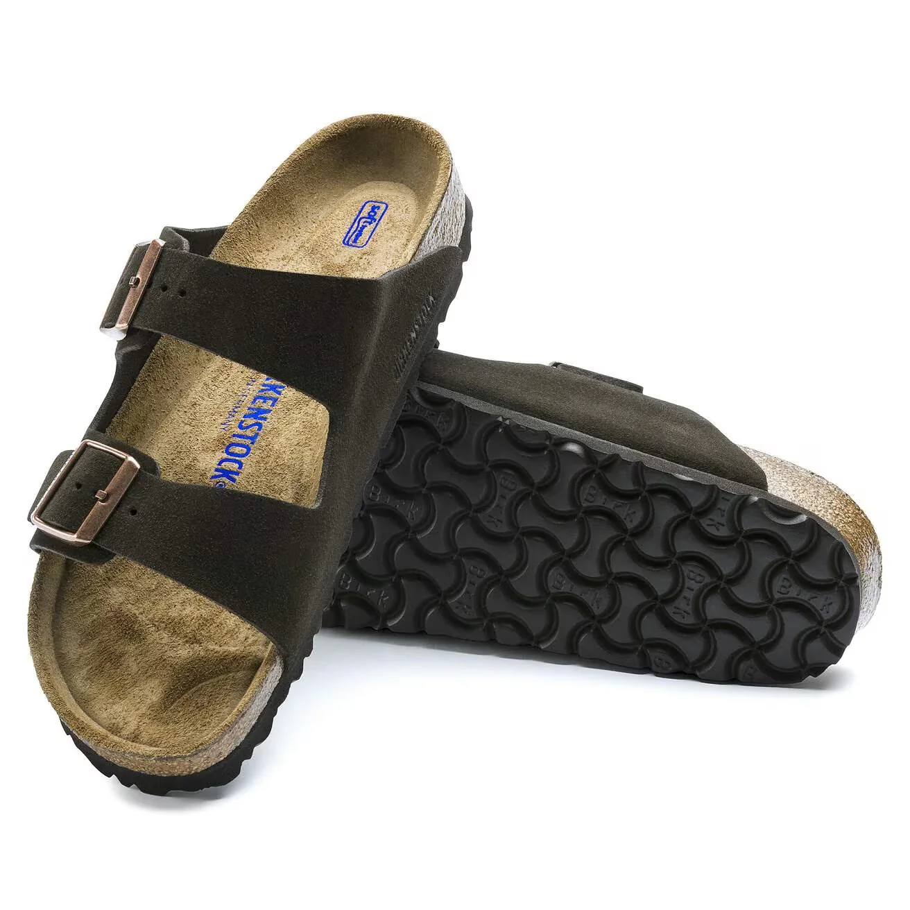 BIRKENSTOCK Sandalo Unisex adulto Arizona SFB mocca, Suede Leather 951313 MOCCA - Image 4