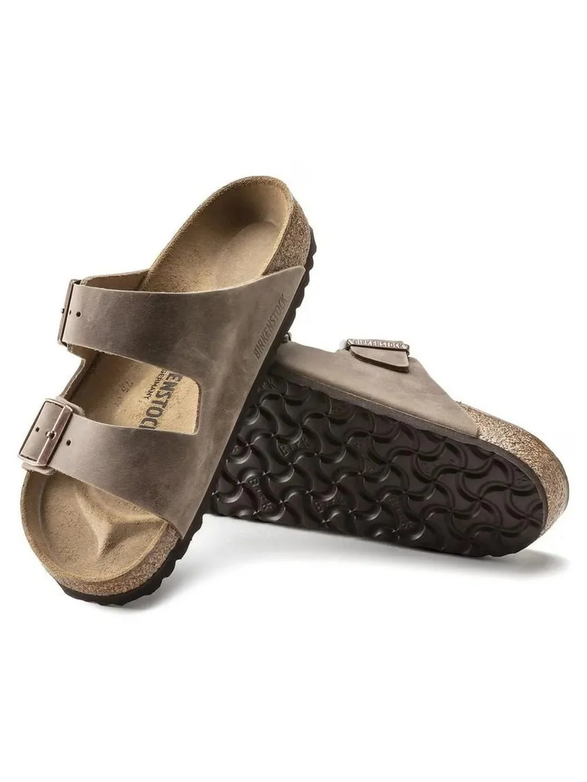 BIRKENSTOCK Sandalo Unisex adulto Arizona tabacco brown, Oiled Leather 352203 Marrone - Image 4