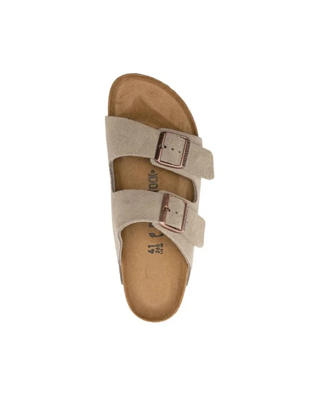 BIRKENSTOCK Sandalo Unisex adulto Arizona taupe, Suede Leather 051463 Marrone - Image 2