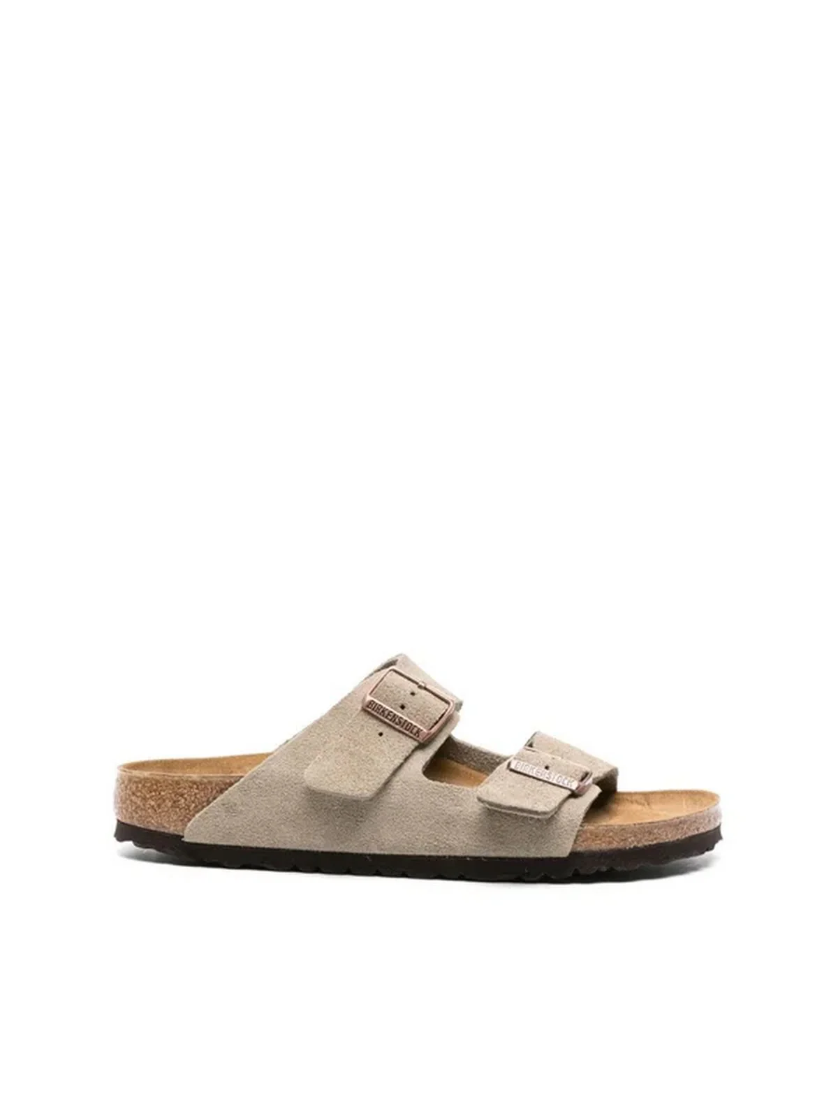 BIRKENSTOCK Sandalo Unisex adulto Arizona taupe, Suede Leather 051463 Marrone - Image 4