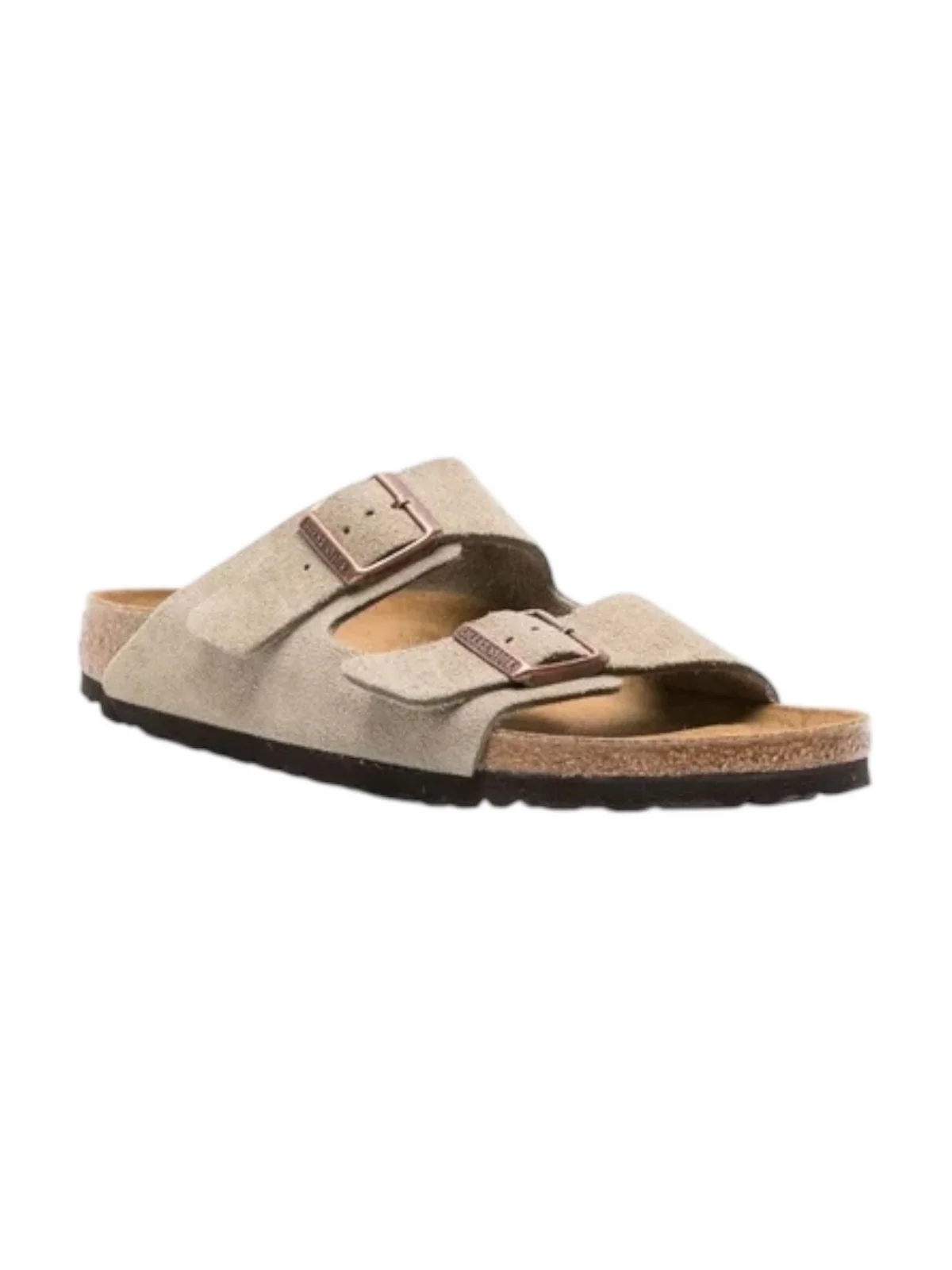 BIRKENSTOCK Sandalo Unisex adulto Arizona taupe, Suede Leather 051463 Marrone - Image 5