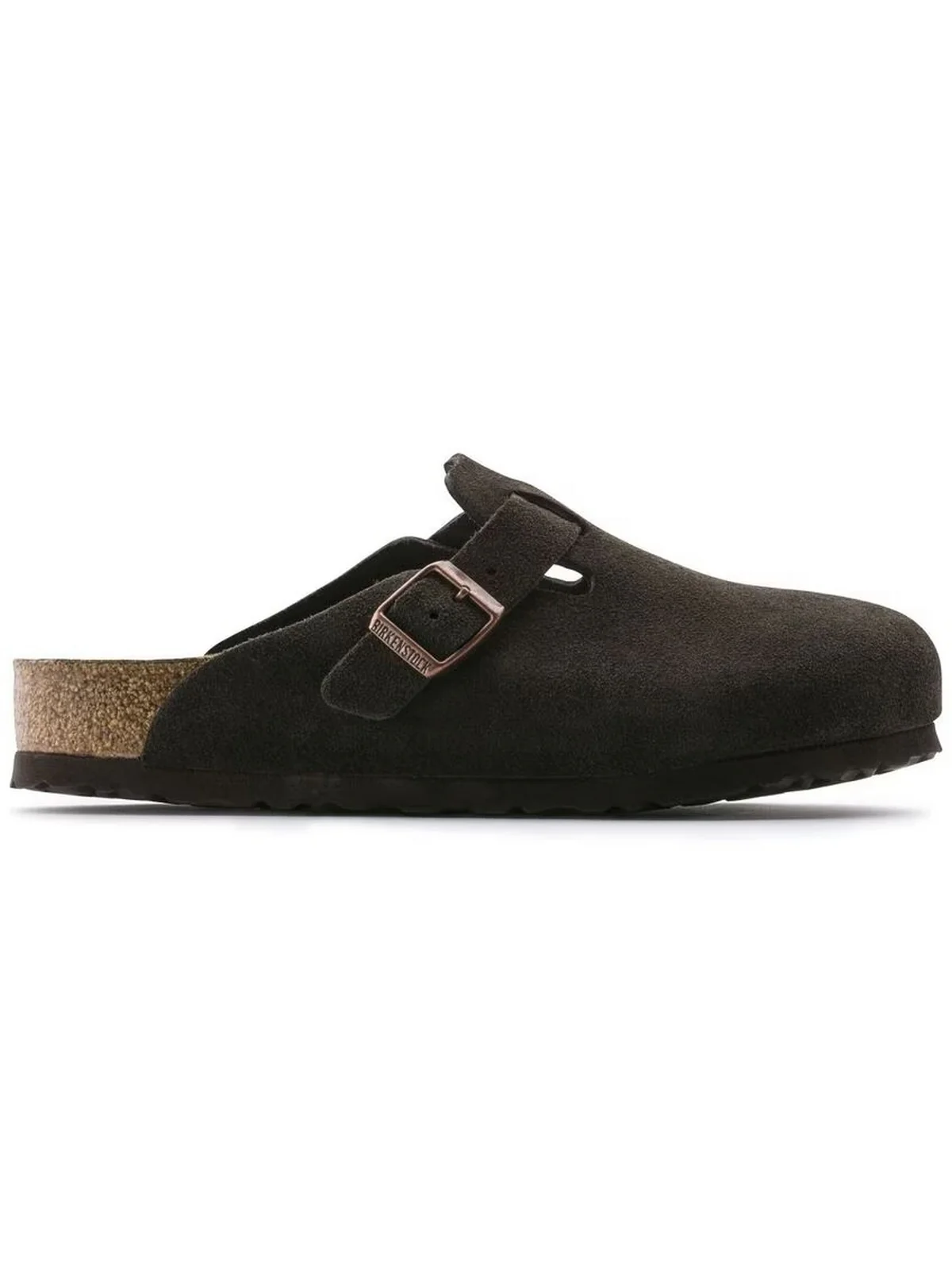 BIRKENSTOCK Sandalo Unisex adulto Boston SFB mocca, Suede Leather 660463 Marrone - Image 5