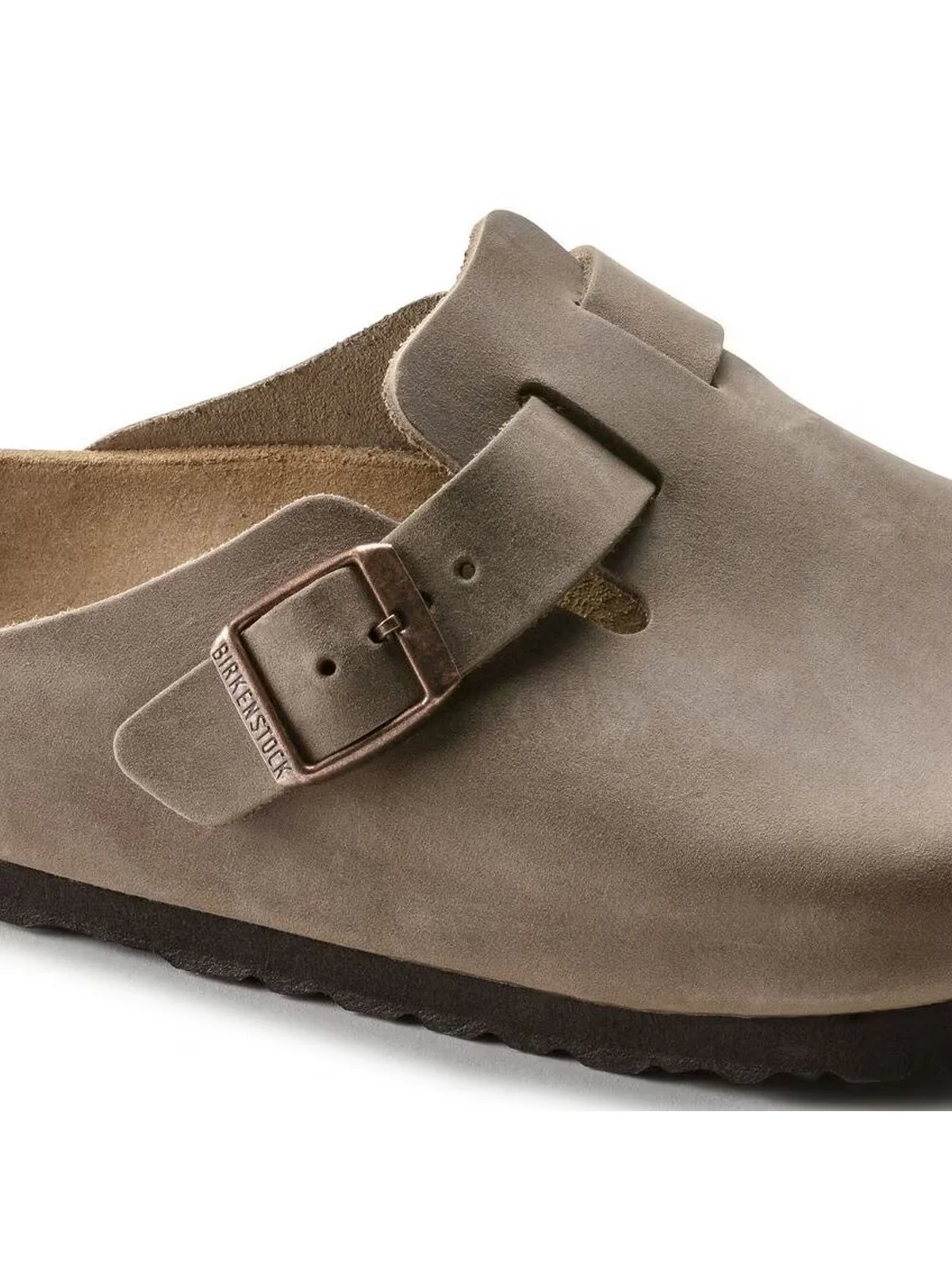 BIRKENSTOCK Sandalo Unisex adulto Boston tabacco brown, Oiled Leather 960813 Marrone - Image 2