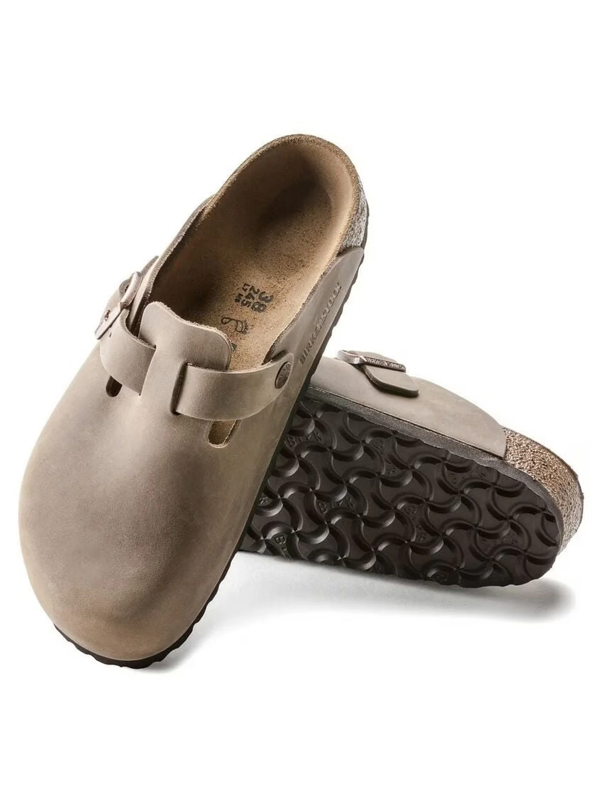 BIRKENSTOCK Sandalo Unisex adulto Boston tabacco brown, Oiled Leather 960813 Marrone - Image 5
