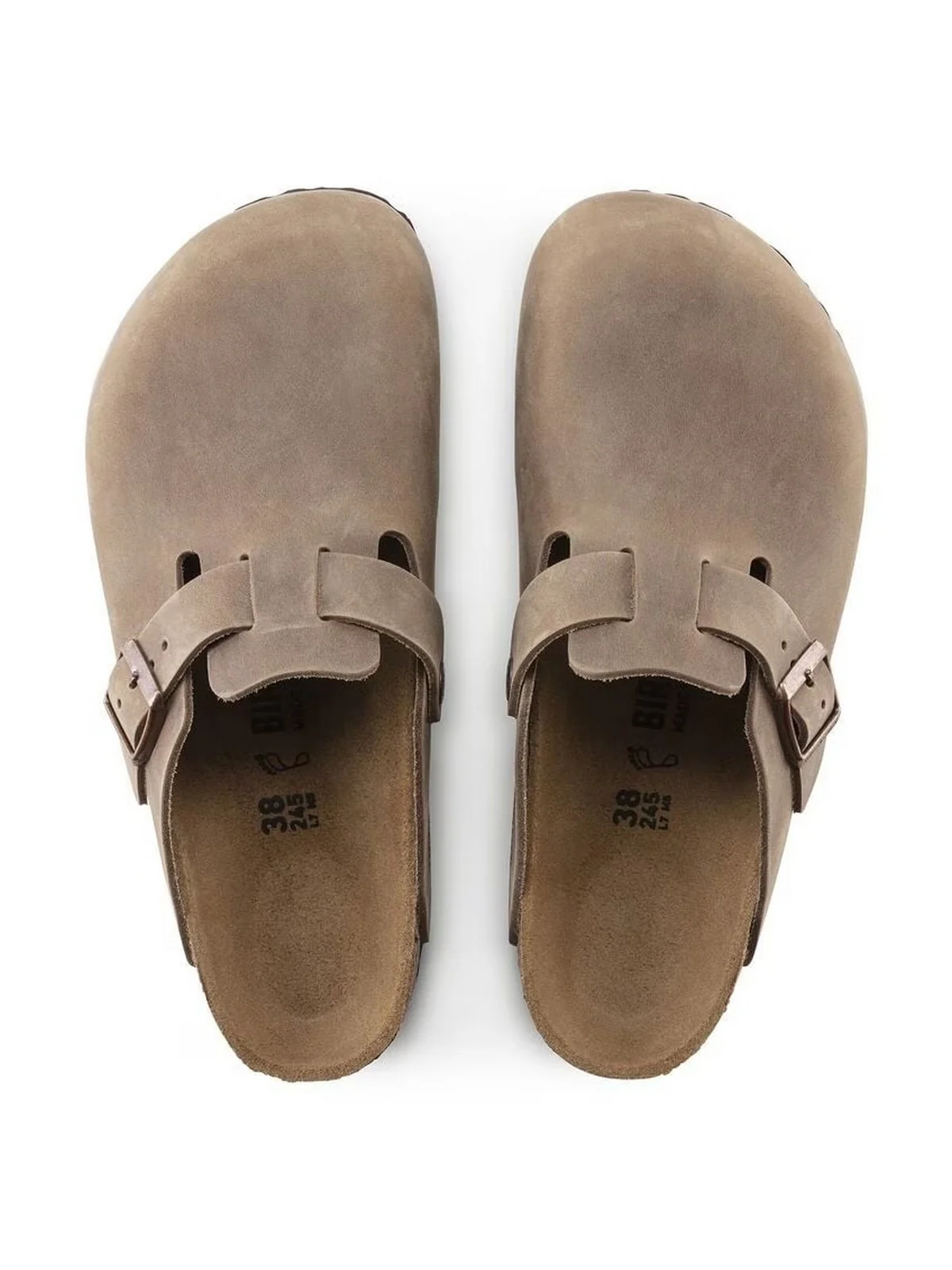 BIRKENSTOCK Sandalo Unisex adulto Boston tabacco brown, Oiled Leather 960813 Marrone - Image 6