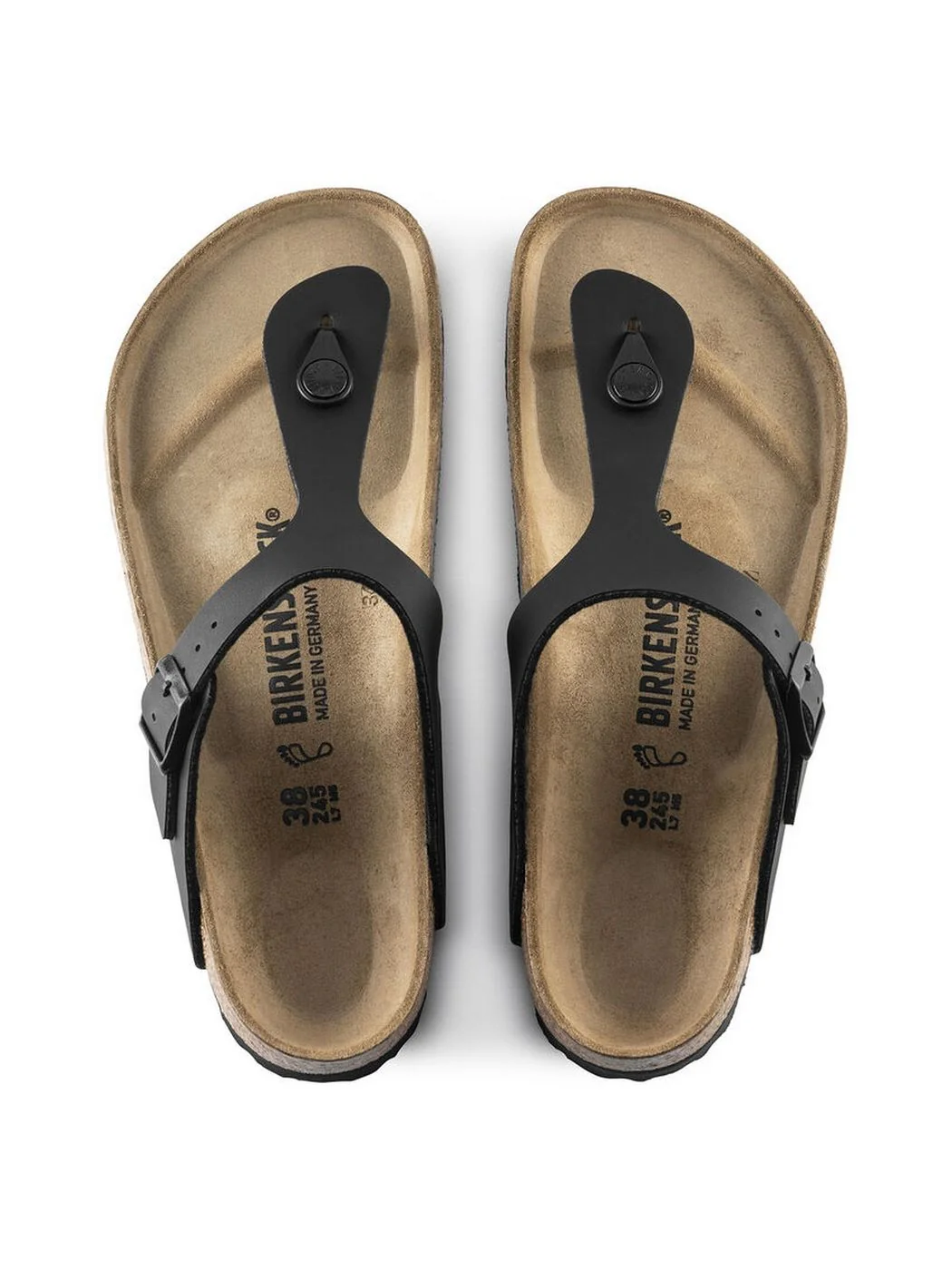 BIRKENSTOCK Sandalo Unisex adulto Gizeh black, Birko Flor 043691 BLACK - Image 4