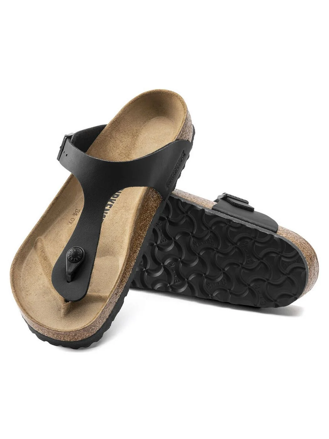 BIRKENSTOCK Sandalo Unisex adulto Gizeh black, Birko Flor 043691 BLACK - Image 5
