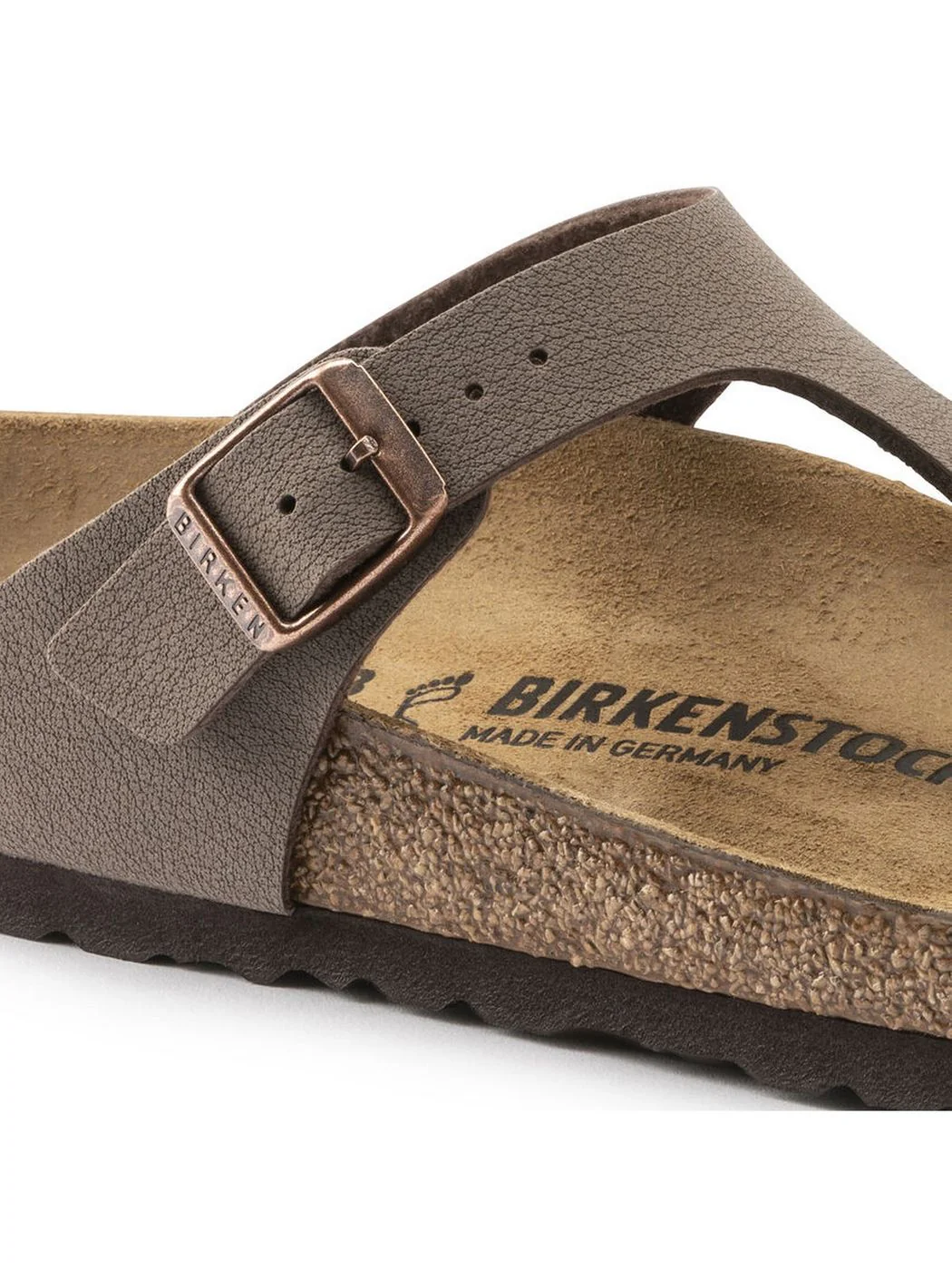 BIRKENSTOCK Sandalo Unisex adulto Gizeh mocca, Birkibuc 043751 MOCCA - Image 5
