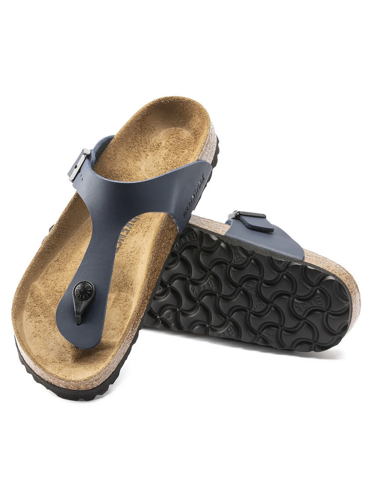 BIRKENSTOCK Sandalo Unisex adulto Gizeh blue, Birko Flor 143621 BLUE - Image 2