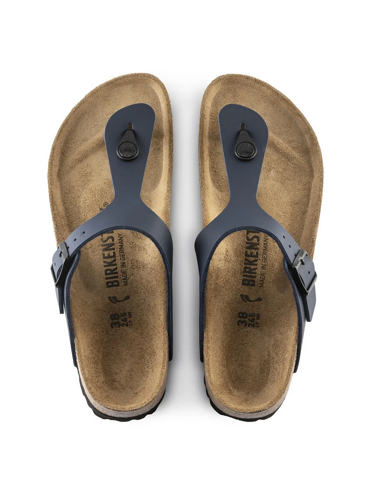 BIRKENSTOCK Sandalo Unisex adulto Gizeh blue, Birko Flor 143621 BLUE - Image 3