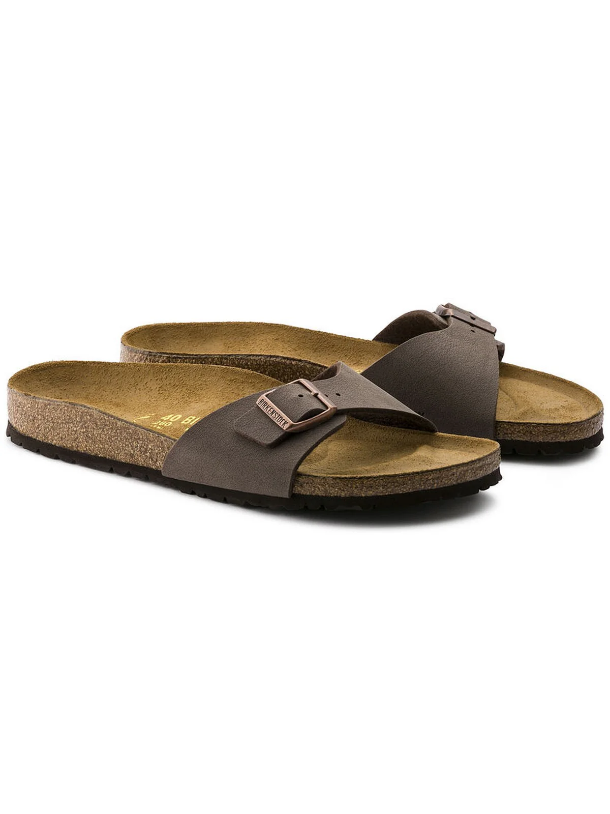 BIRKENSTOCK Sandalo Unisex adulto Madrid mocca, Birkibuc 040093 MOCCA - Image 3