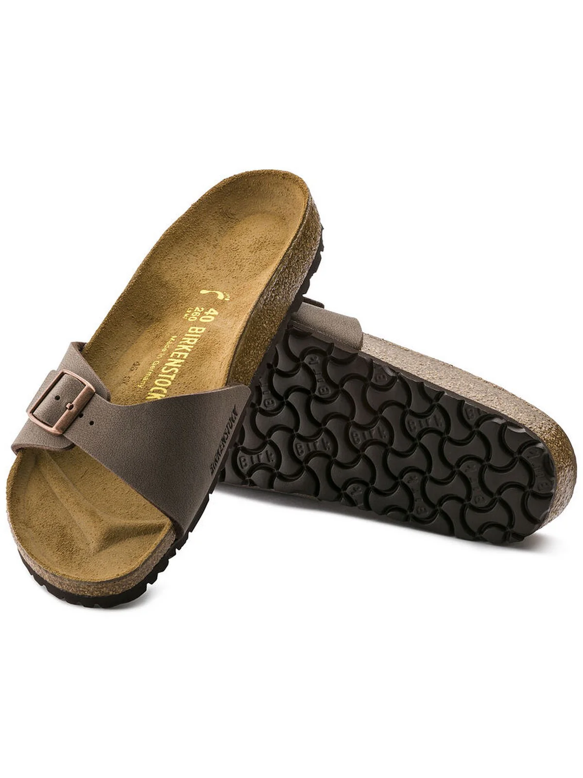 BIRKENSTOCK Sandalo Unisex adulto Madrid mocca, Birkibuc 040093 MOCCA - Image 5