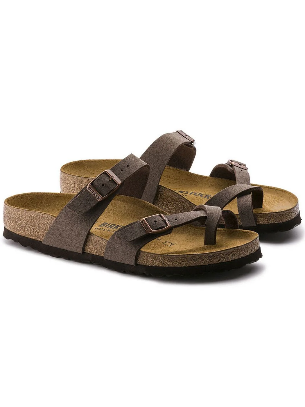 BIRKENSTOCK Sandalo Unisex adulto Mayari mocca, Birkibuc 071061 MOCCA - Image 4