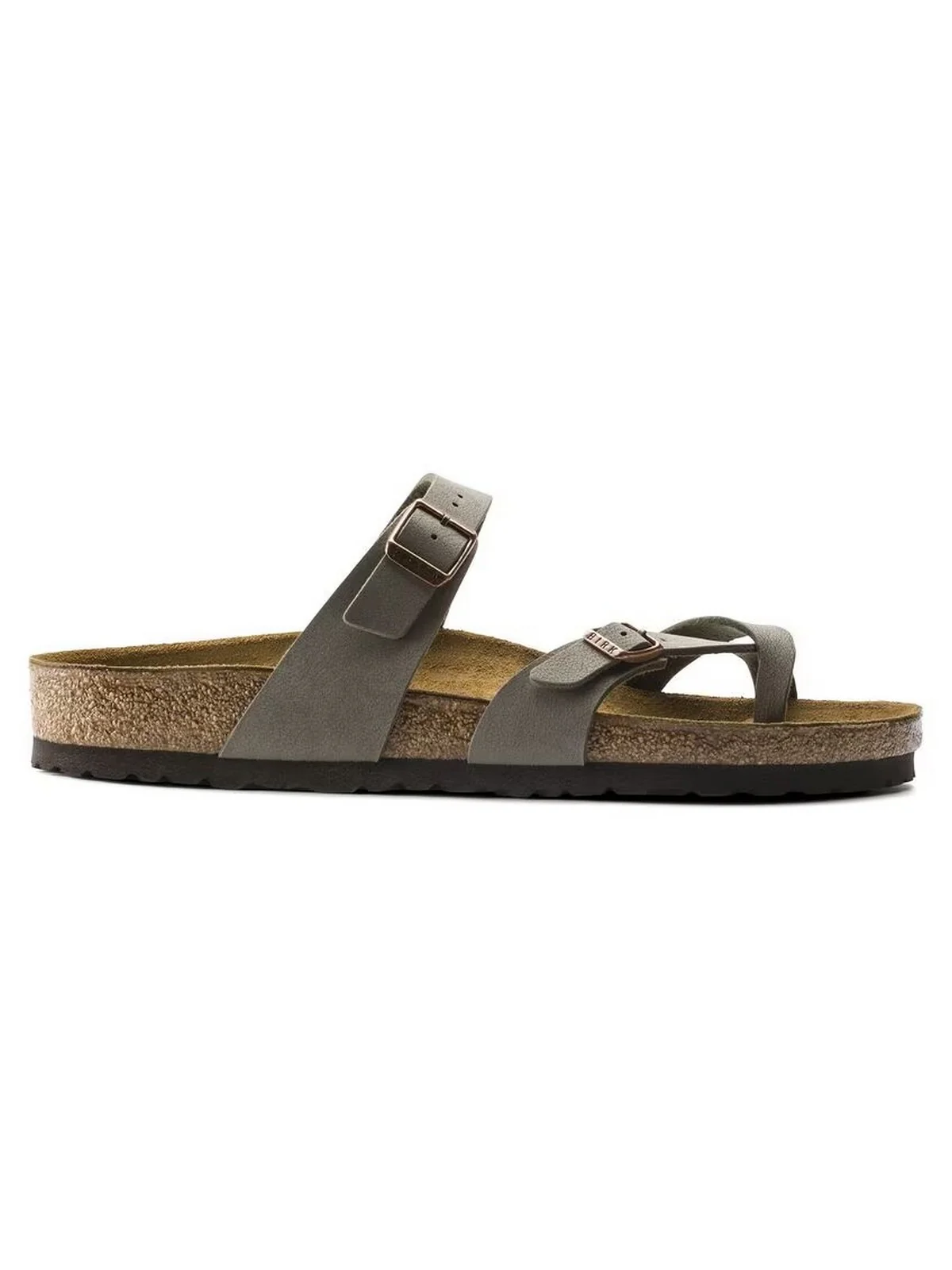 BIRKENSTOCK Sandalo Unisex adulto Mayari stone, Birkibuc 071071 Grigio - Image 5