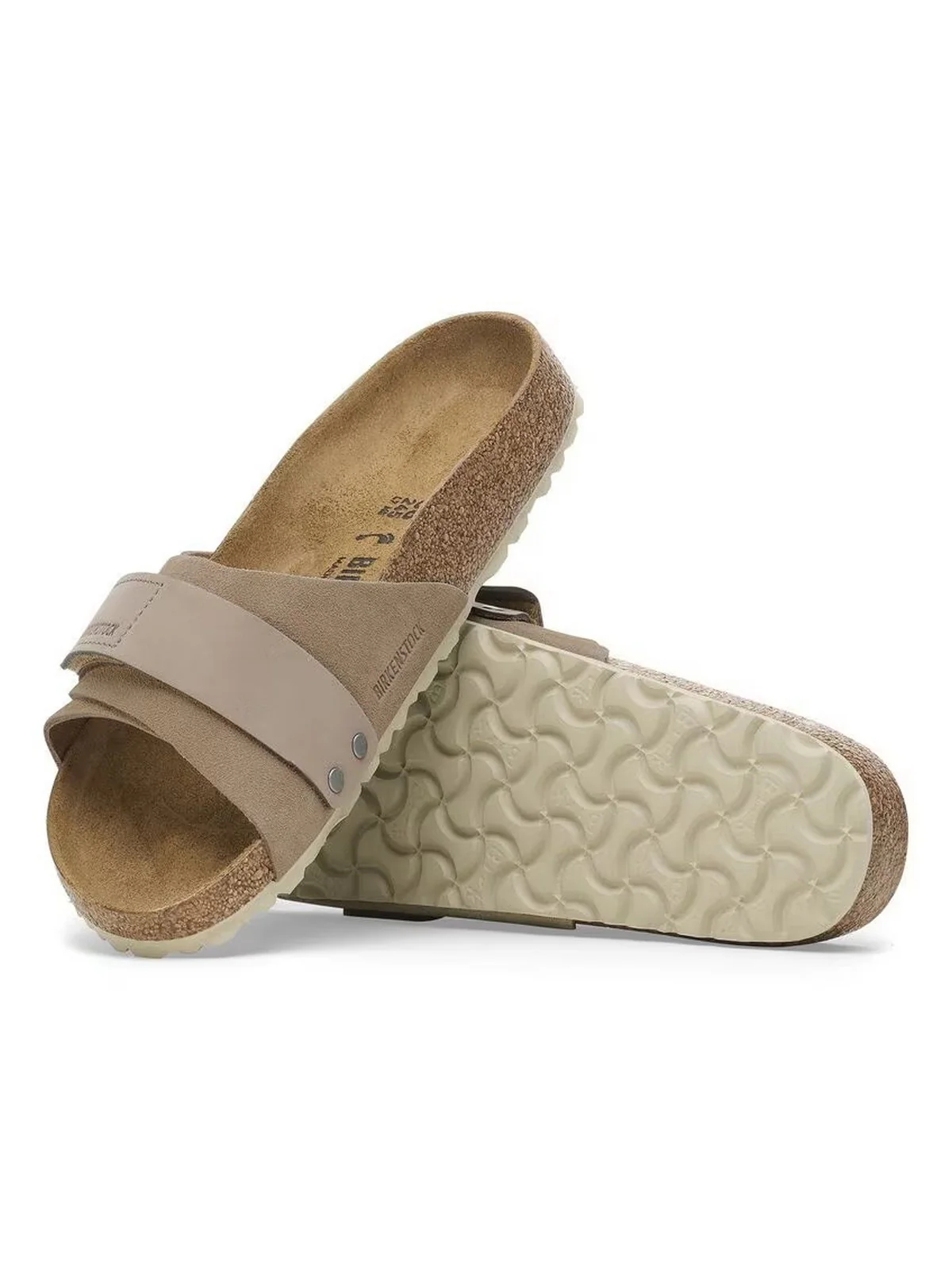 BIRKENSTOCK Sandalo Unisex adulto Oita taupe, Suede Leather/Nubuck 1028056 Beige - Image 2
