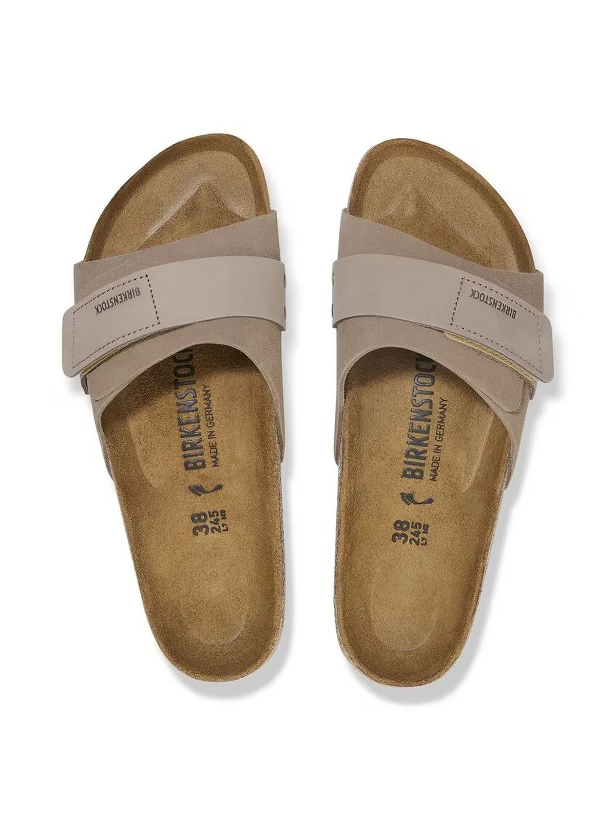 BIRKENSTOCK Sandalo Unisex adulto Oita taupe, Suede Leather/Nubuck 1028056 Beige - Image 3