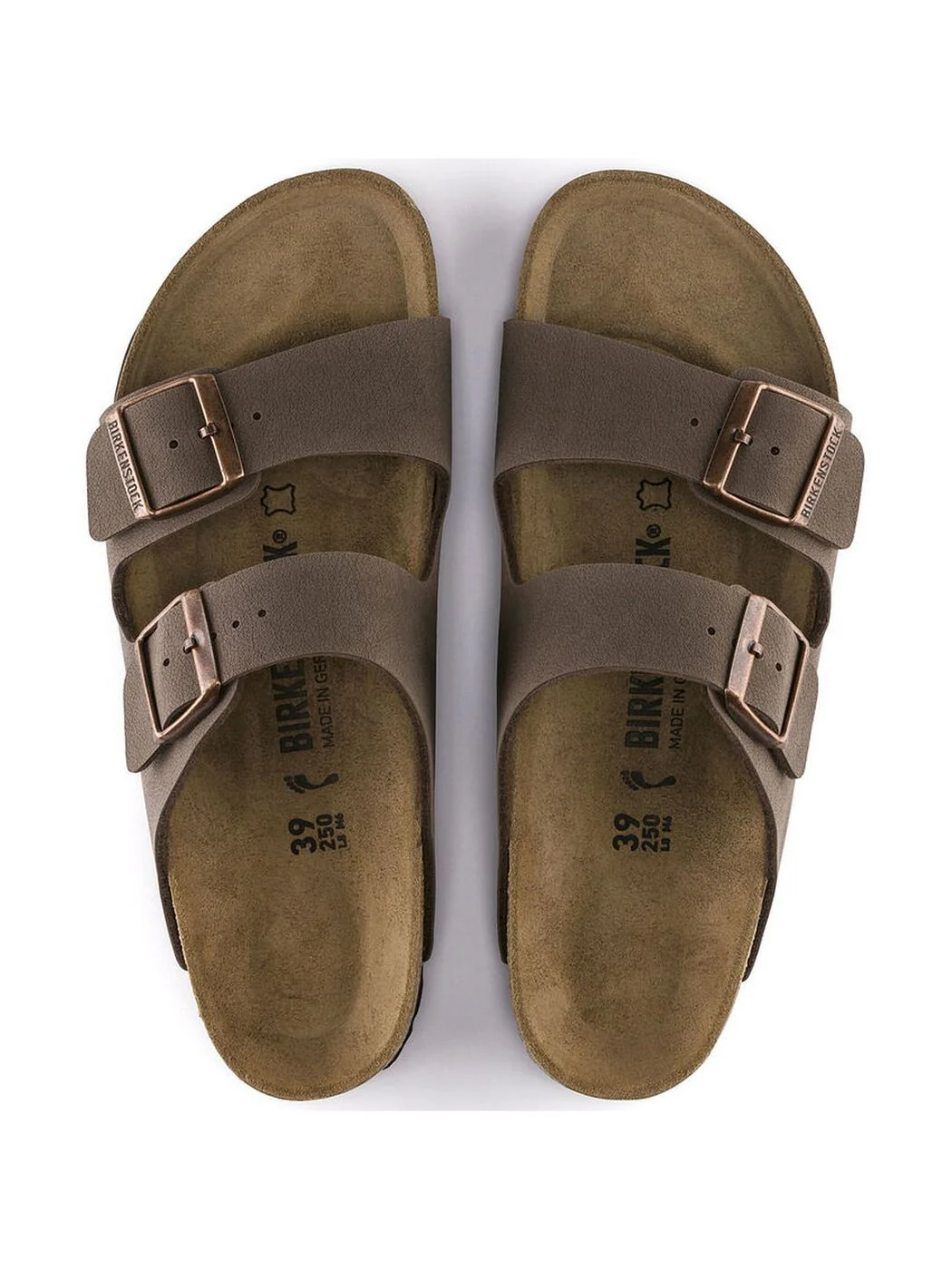 BIRKENSTOCK Sandalo Unisex adulto Arizona mocca, Birkibuc 151183 MOCCA - Image 8