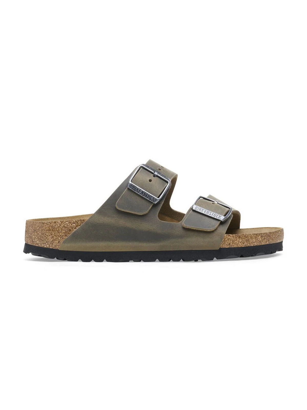 BIRKENSTOCK Sandalo Uomo Arizona faded khaki, Oiled Leather 1027039 Verde - Image 3