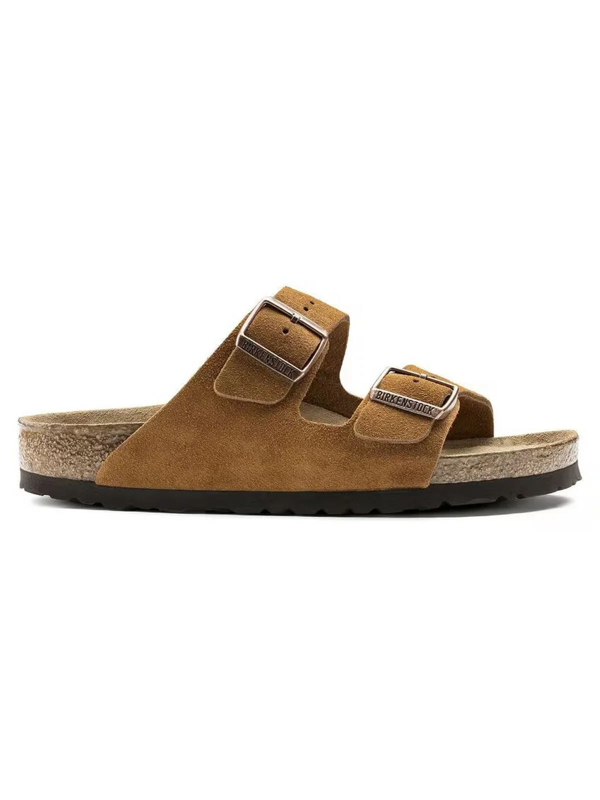 BIRKENSTOCK Sandalo Unisex adulto Arizona mink, Suede Leather 1027162 Marrone - Image 10