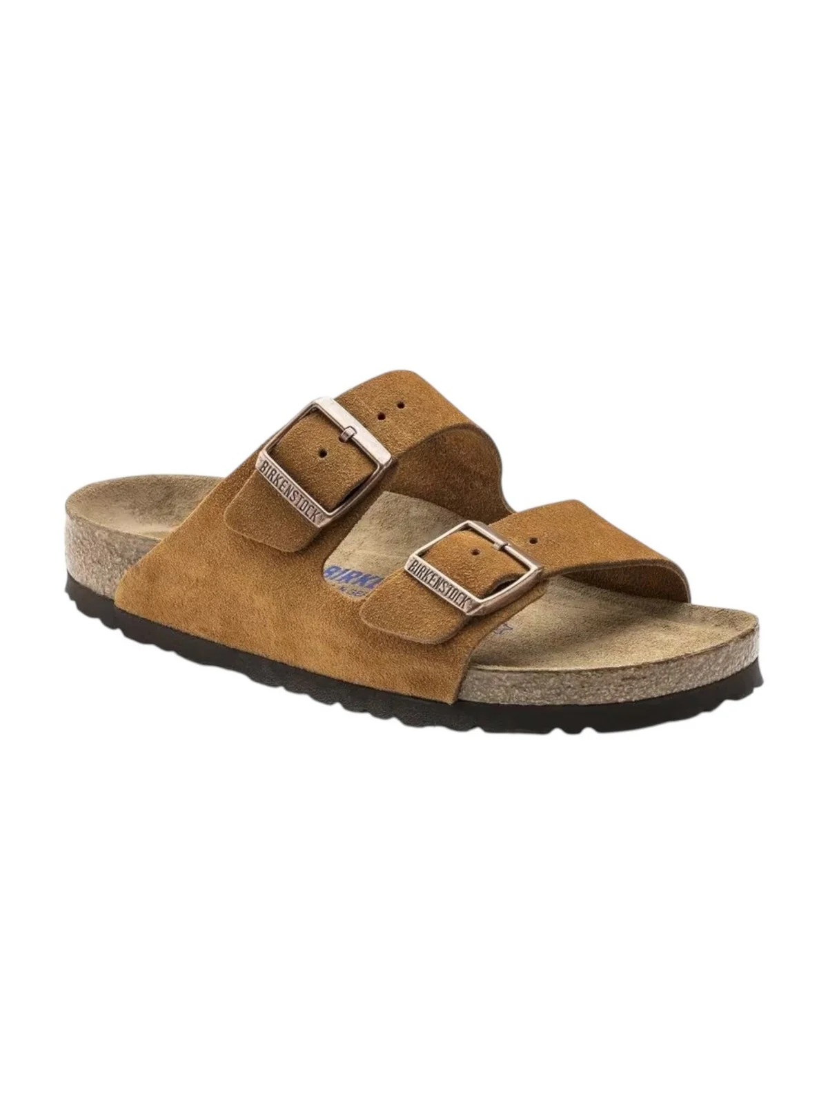 BIRKENSTOCK Sandalo Unisex adulto Arizona mink, Suede Leather 1027162 Marrone - Image 7