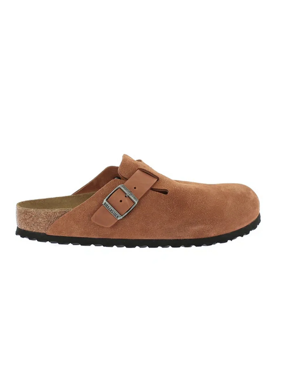 BIRKENSTOCK Sandalo Uomo Boston cognac, Suede Leather/Oiled 1029220 Marrone - Image 2