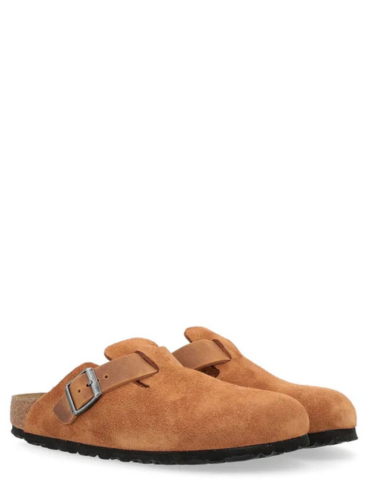 BIRKENSTOCK Sandalo Uomo Boston cognac, Suede Leather/Oiled 1029220 Marrone - Image 3