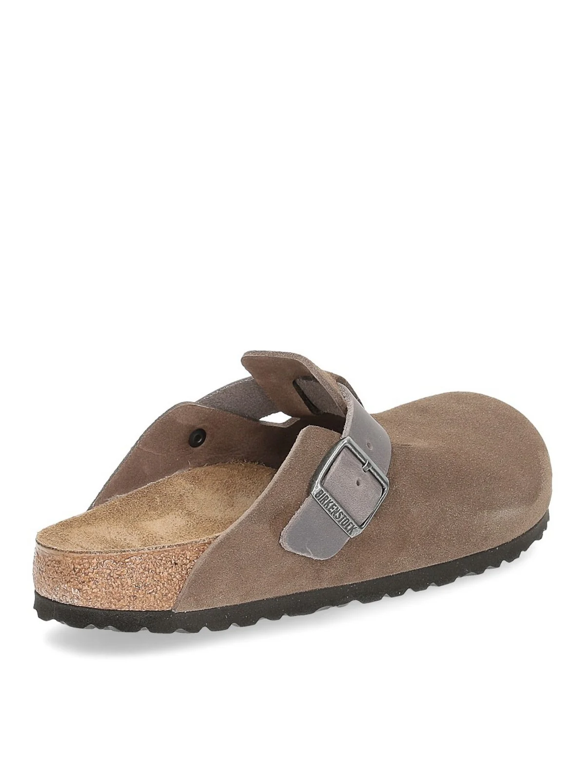 BIRKENSTOCK Sandalo Uomo Boston concrete gray, Suede Leather/Oiled 1029193 Grigio - Image 3
