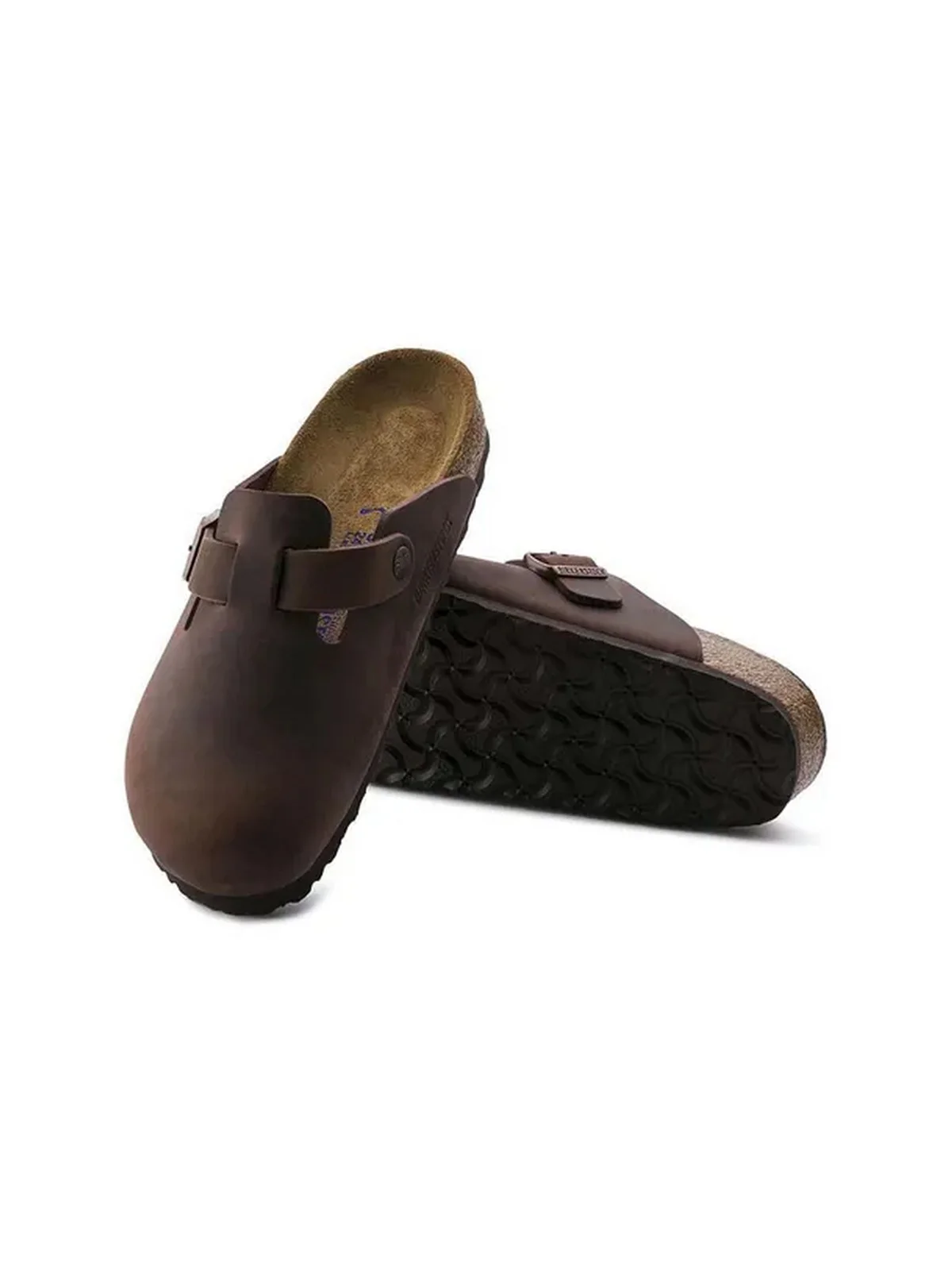 BIRKENSTOCK Sandalo Uomo Boston SFB habana, Oiled Leather 159713 Marrone - Image 5