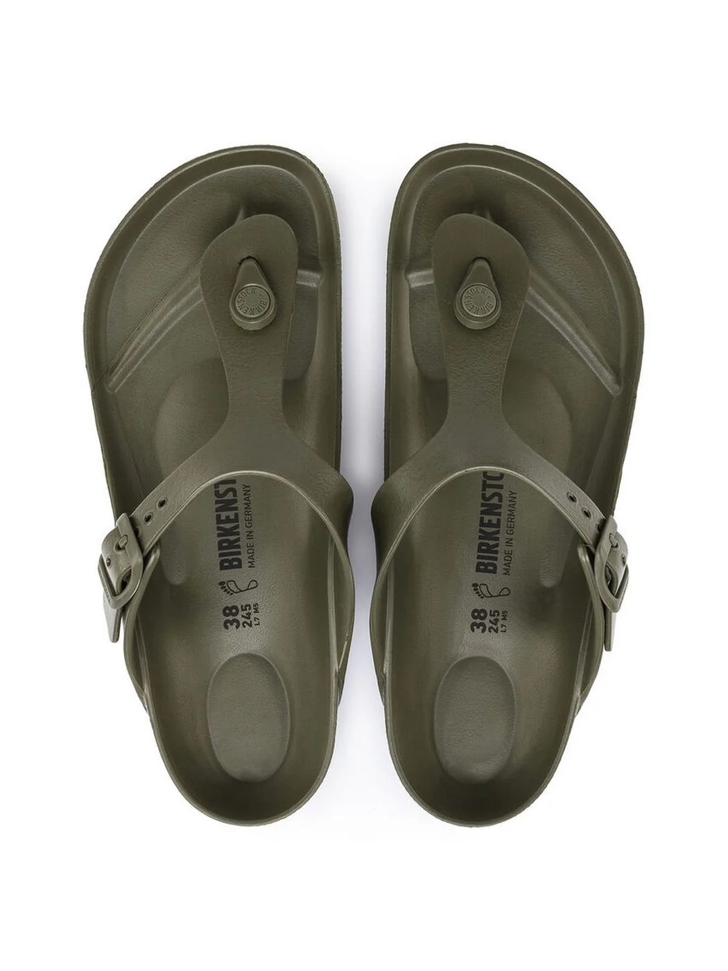 BIRKENSTOCK Sandalo Unisex adulto Gizeh EVA khaki, EVA 1019143 KAKHI - Image 4
