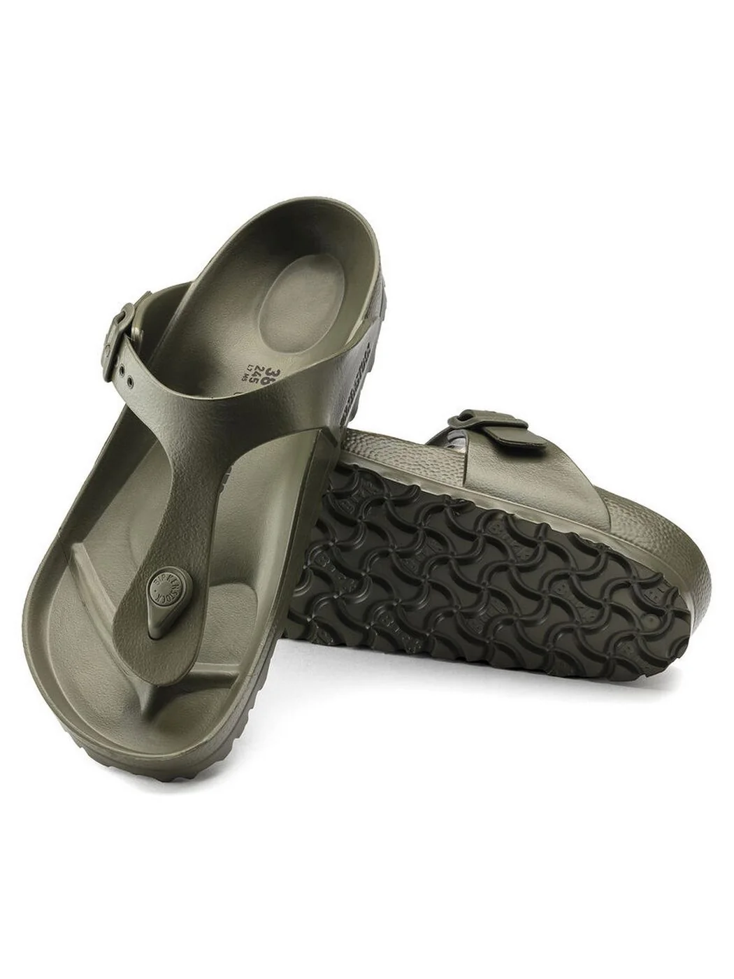 BIRKENSTOCK Sandalo Unisex adulto Gizeh EVA khaki, EVA 1019143 KAKHI - Image 5
