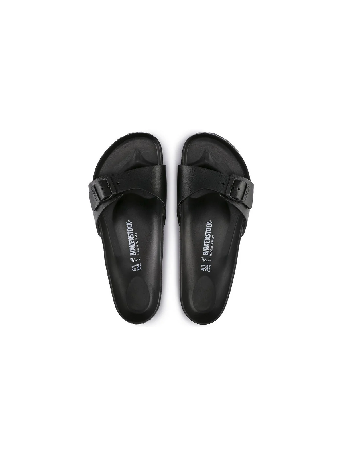 BIRKENSTOCK Sandalo Uomo Madrid 128161 Nero - Image 3