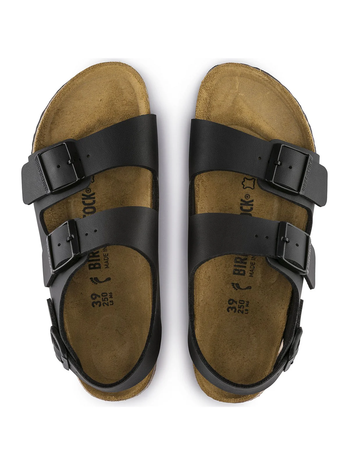 BIRKENSTOCK Sandalo Uomo Milano 034791 Nero - Image 5