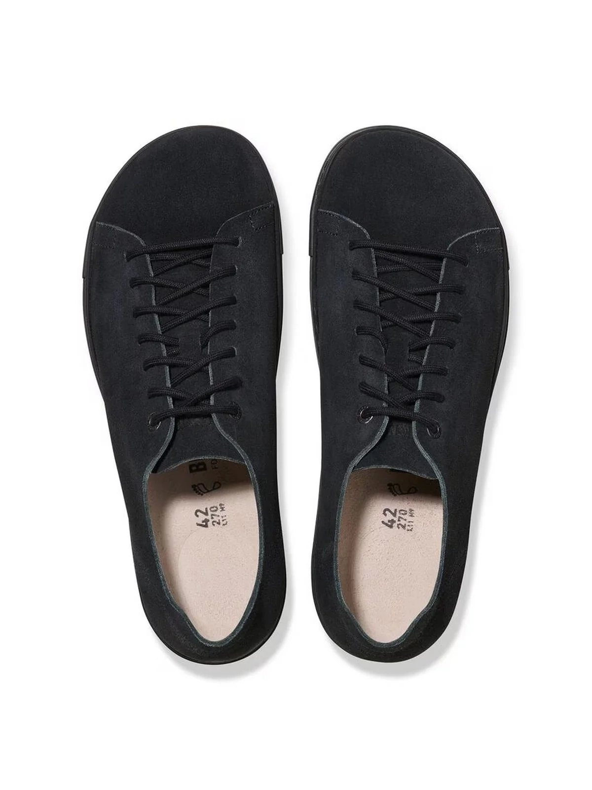 BIRKENSTOCK Sneaker Uomo Bend Low Decon N triples black, Nubuck Leather 1026226 Nero - Image 3