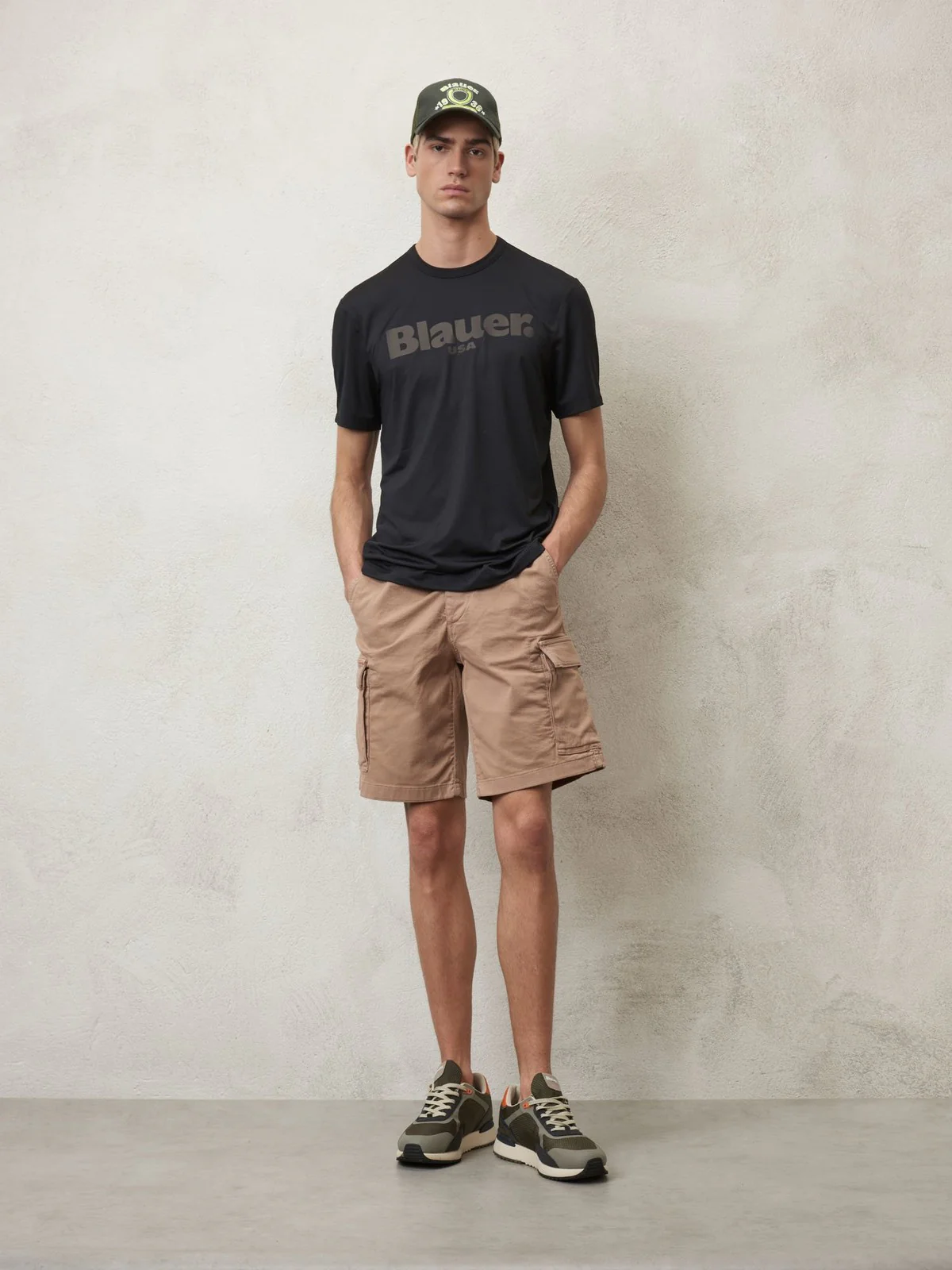 BLAUER Bermuda Uomo  24SBLUP04408 006855 287 Marrone - Image 4