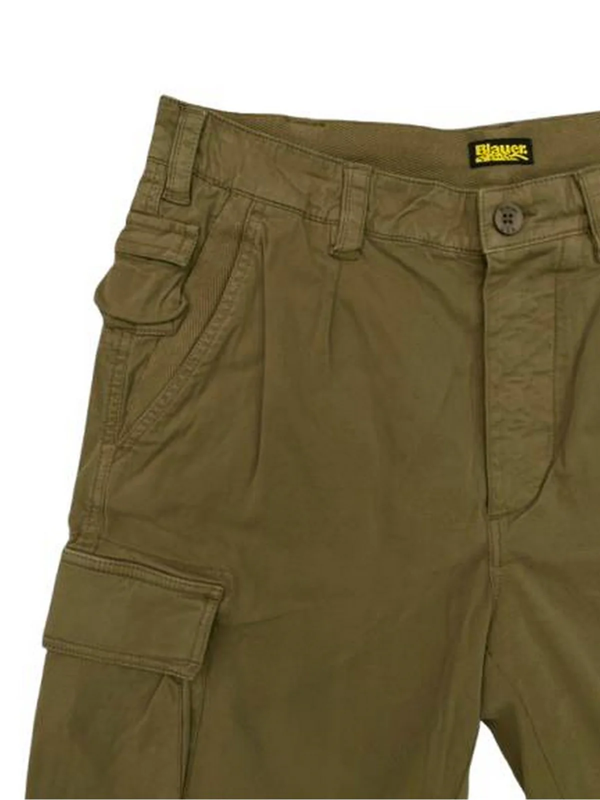 BLAUER Bermuda Uomo GALLUPS 25SBLUP04322 007129 657 VERDE MILITARE - Image 3