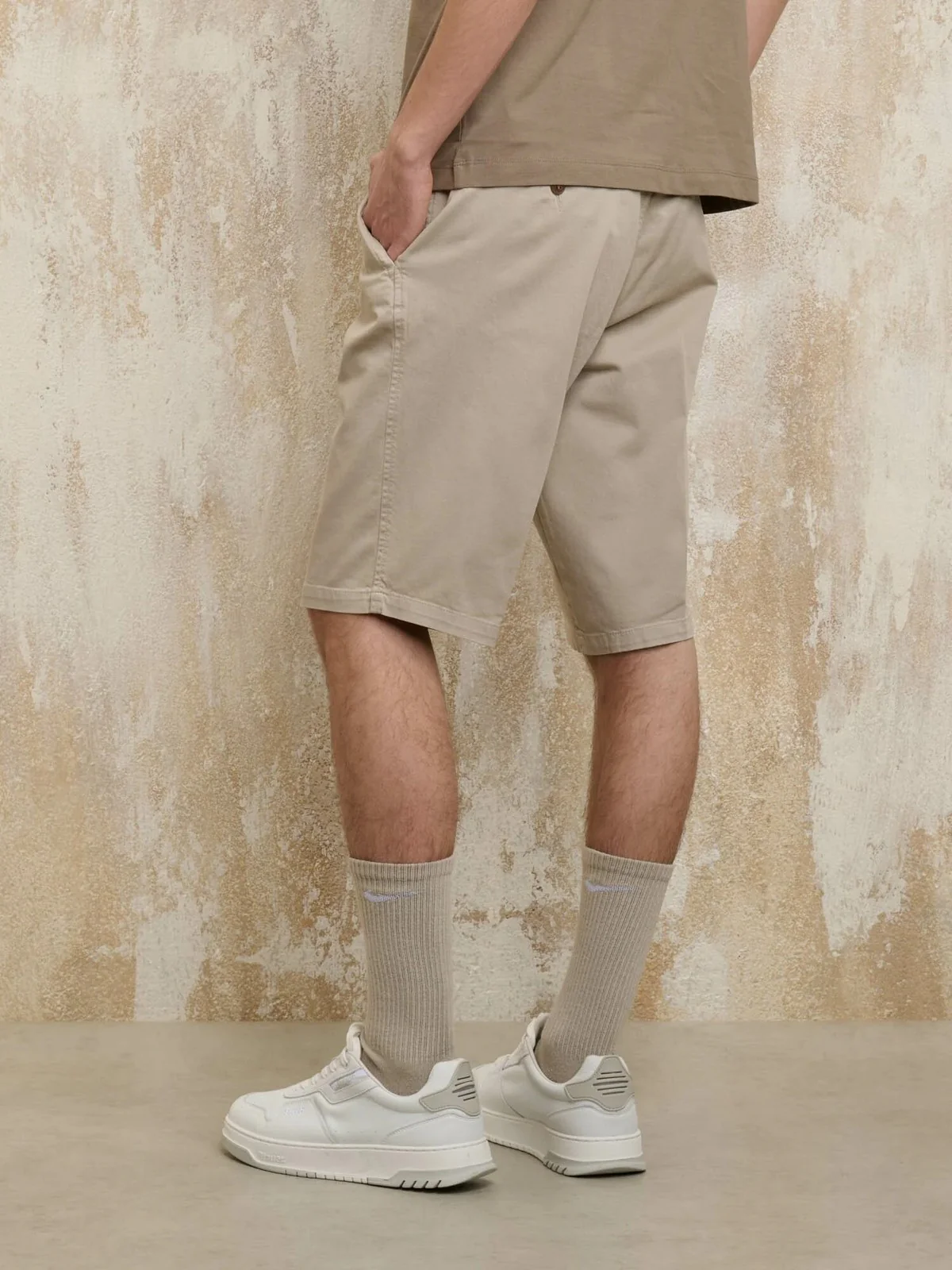 BLAUER Bermuda Uomo MACULLAR 25SBLUP02352 006855 283 Beige - Image 3