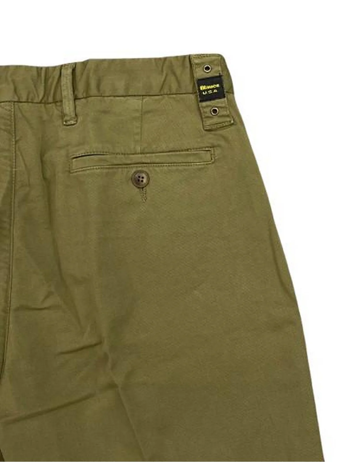 BLAUER Bermuda Uomo MACULLAR 25SBLUP02352 006855 657 VERDE MILITARE - Image 2