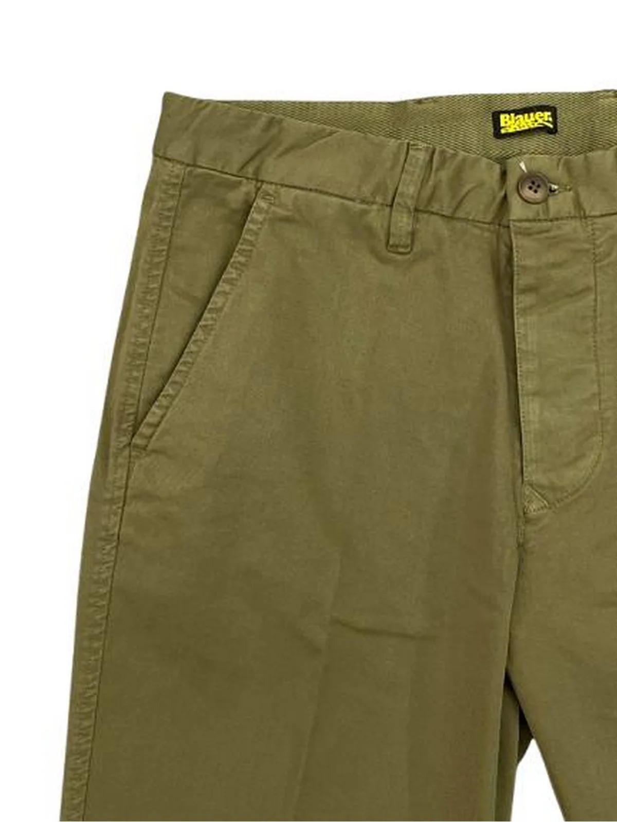 BLAUER Bermuda Uomo MACULLAR 25SBLUP02352 006855 657 VERDE MILITARE - Image 4