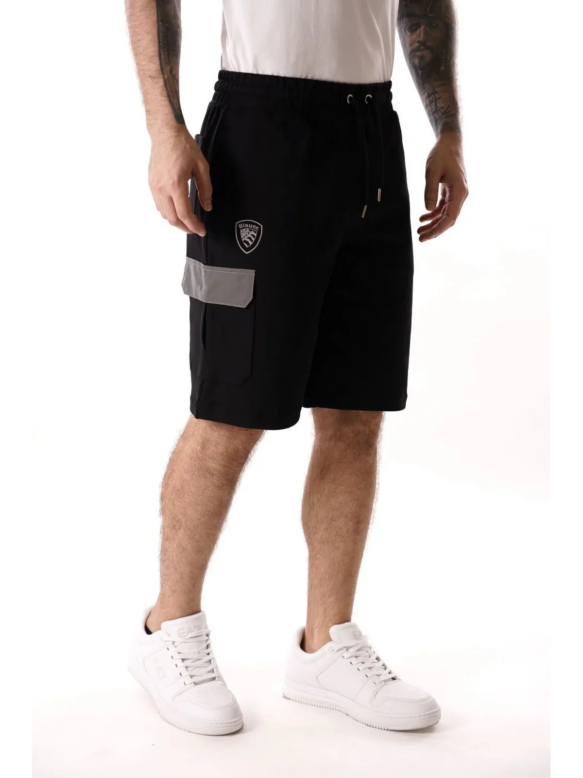 BLAUER Bermuda Uomo PACIFIC 25SBLUP02063 007092 999 NERO - Image 4