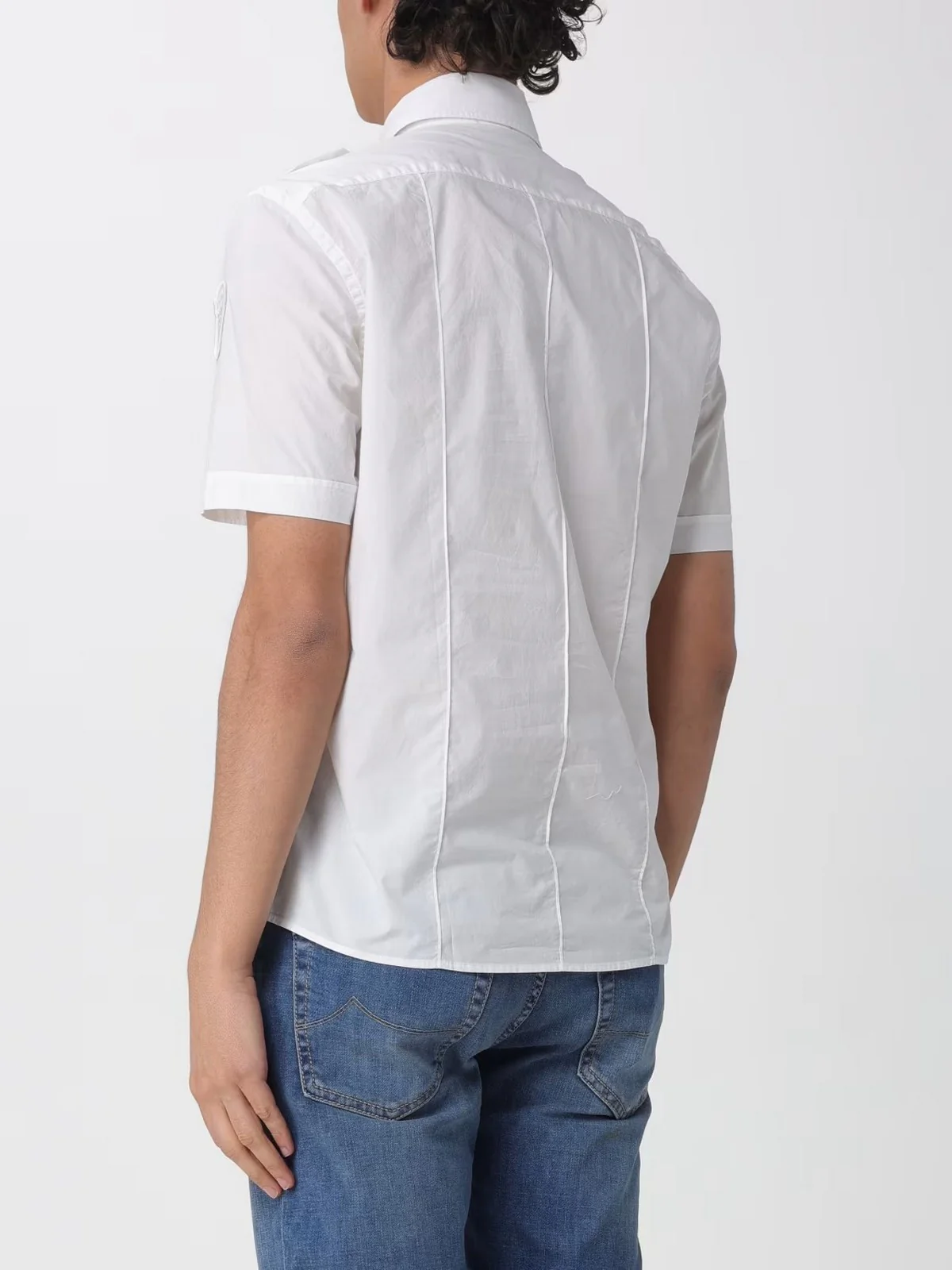 BLAUER Camicia Uomo BENSON 26SBLUS02271 007502 102 BIANCO NEVE - Image 2