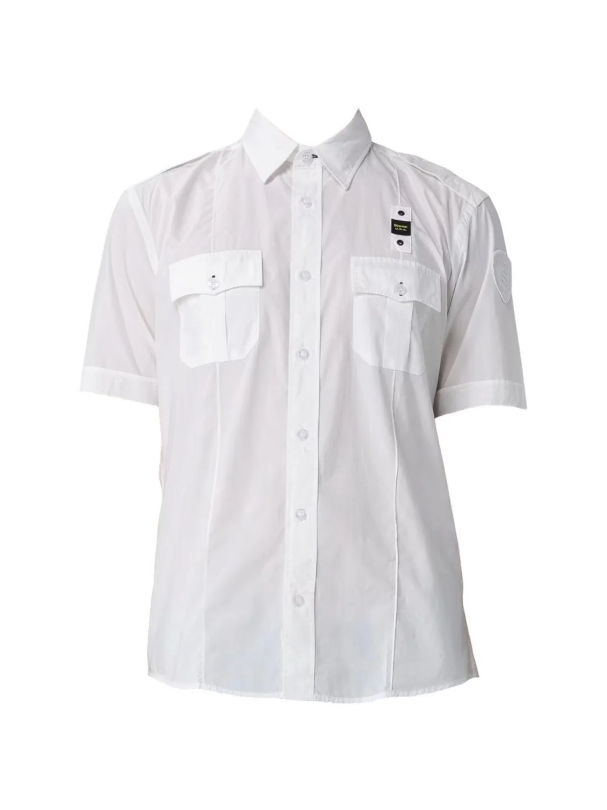BLAUER Camicia Uomo BENSON 26SBLUS02271 007502 102 BIANCO NEVE - Image 5