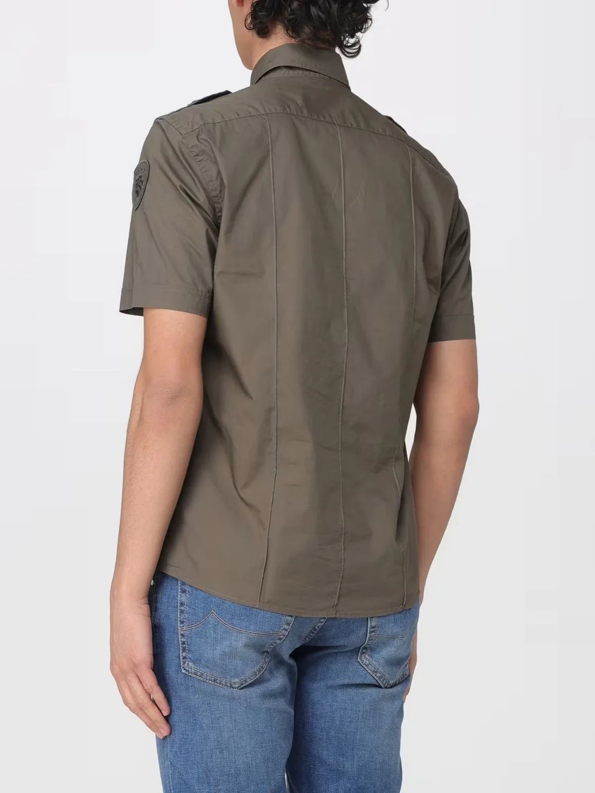 BLAUER Camicia Uomo BENSON 26SBLUS02271 007502 60H GREEN 60H - Image 2