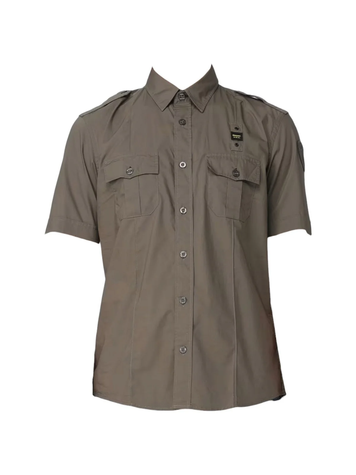 BLAUER Camicia Uomo BENSON 26SBLUS02271 007502 60H GREEN 60H - Image 5