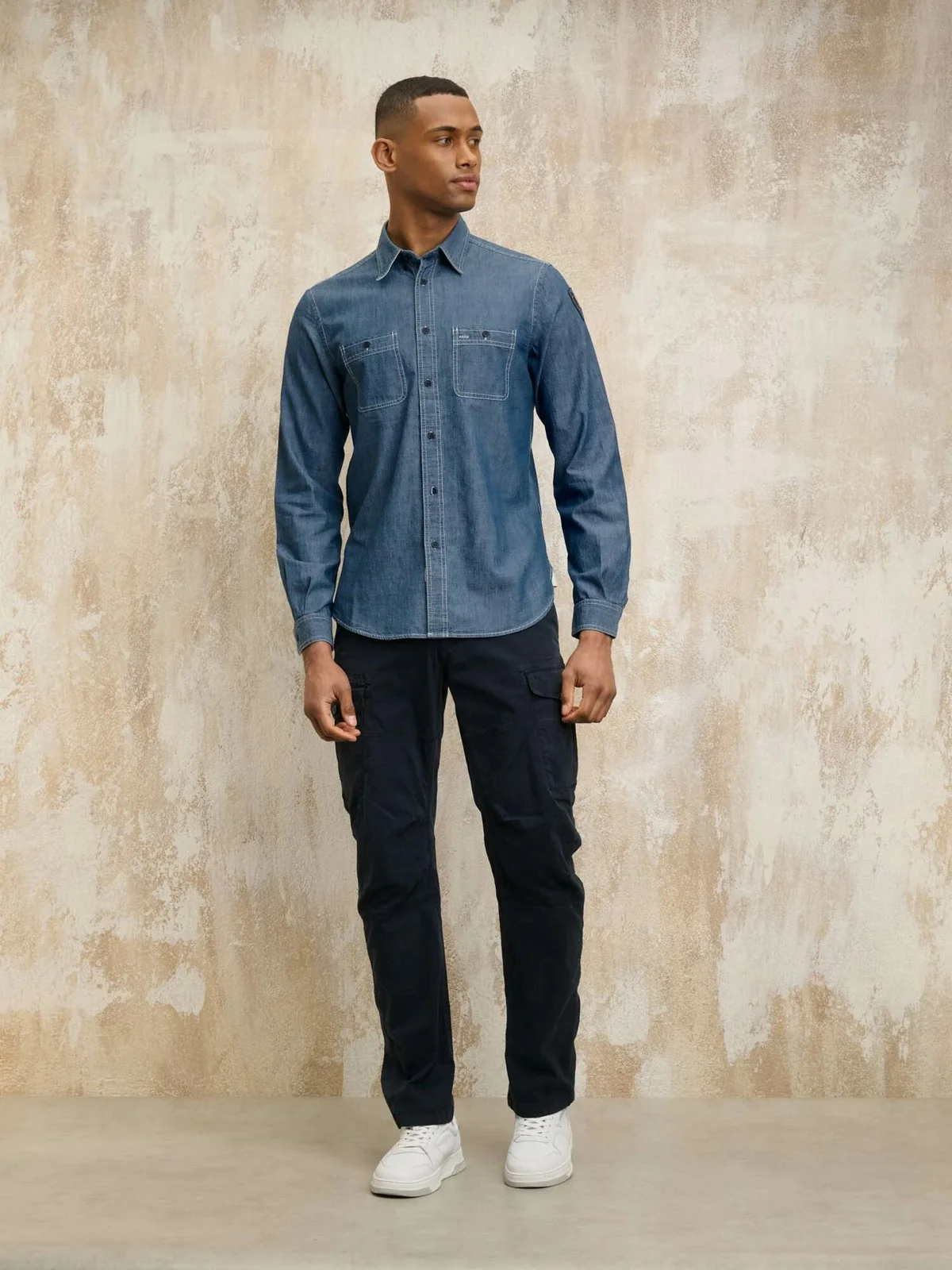 BLAUER Camicia Uomo VENDEN 25SBLUS01342 007136 D208 Blu - Image 3