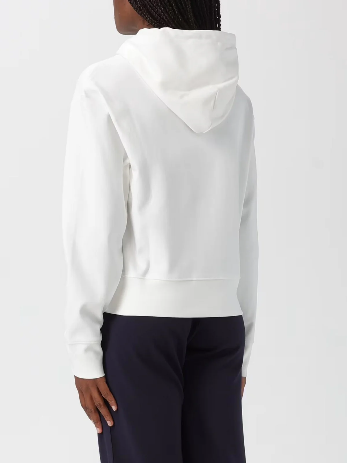 BLAUER Felpa Donna FAYETTE 25WBLDF08236 007301 102 BIANCO NEVE - Image 3