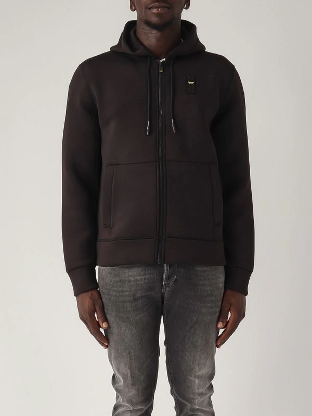 BLAUER Felpa Uomo COLBY 24WBLUF02325 004745 999 Nero - Image 2